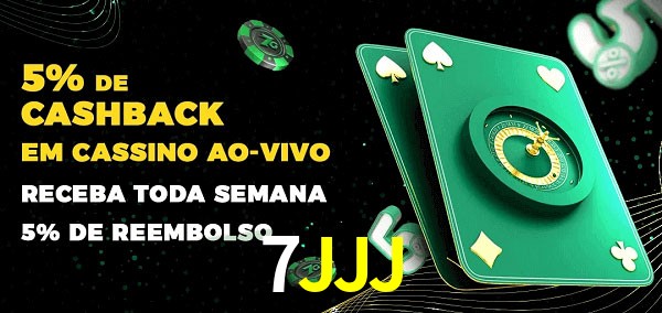 Promoções do cassino ao Vivo 7JJJ